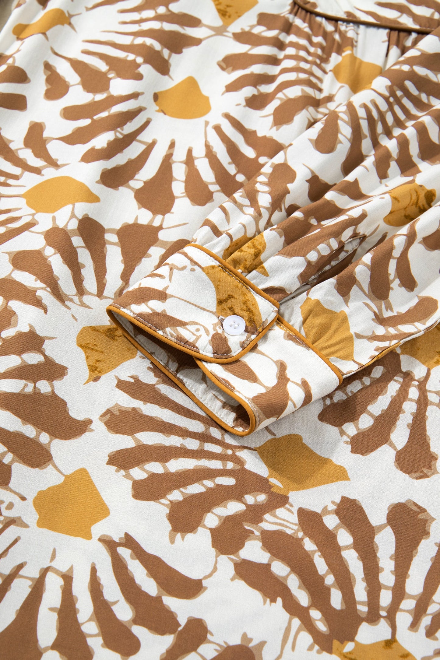 Threaded Pear Lorelai Print Loose Long PLUS Dress