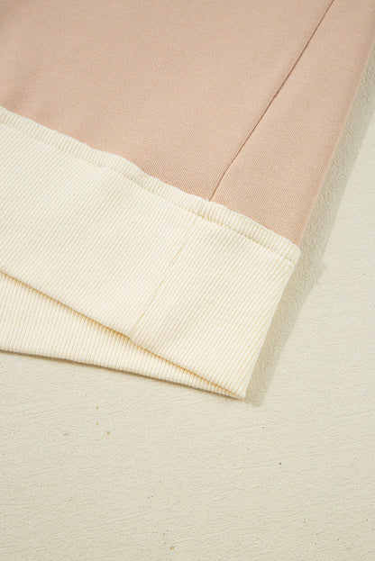 Threaded Pear Jolene Block Textured Patchwork Pullover