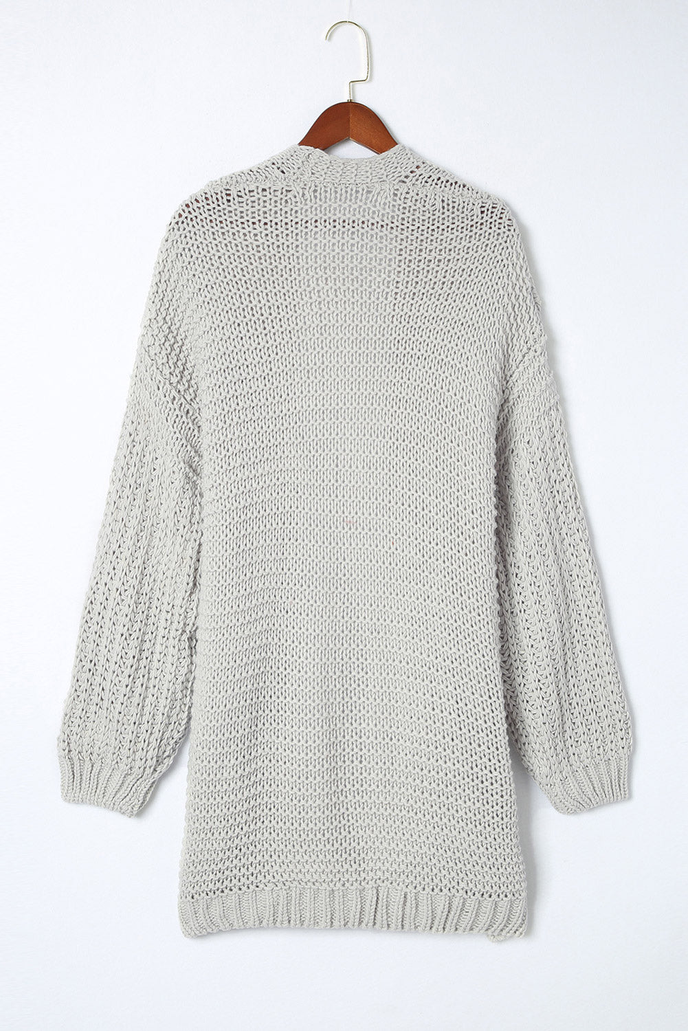 Threaded Pear Oakley Shoulder Puff Sleeve Cardigan