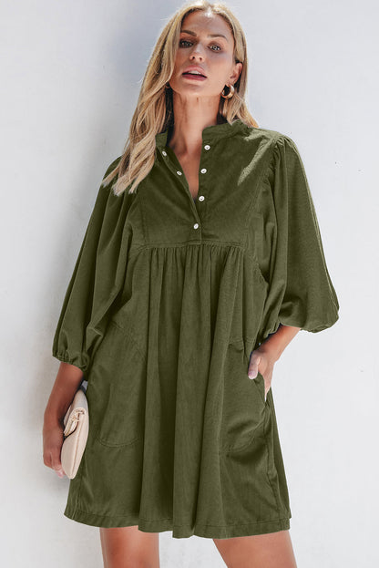 Threaded Pear Celeste Waist Bracelet Sleeve Dress