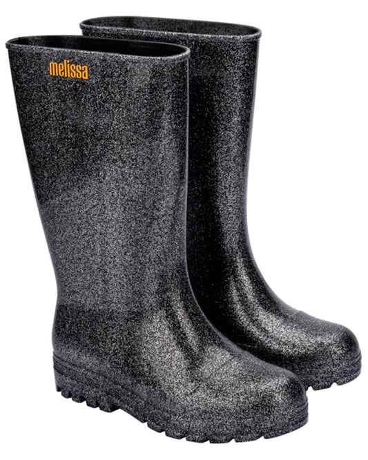 BLACK/GLITTER SILVER-