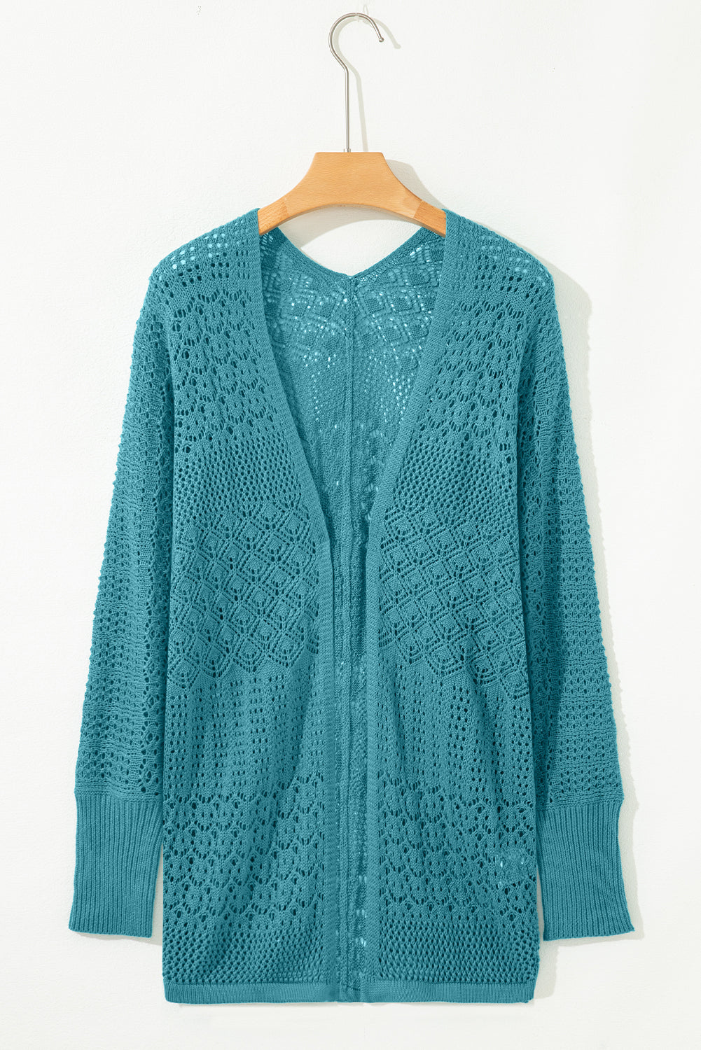 Threaded Pear Harmoni Knit Open Front Cardigan
