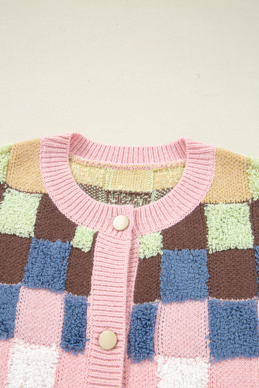 Threaded Pear Kiara Pattern Front Cardigan Sweater