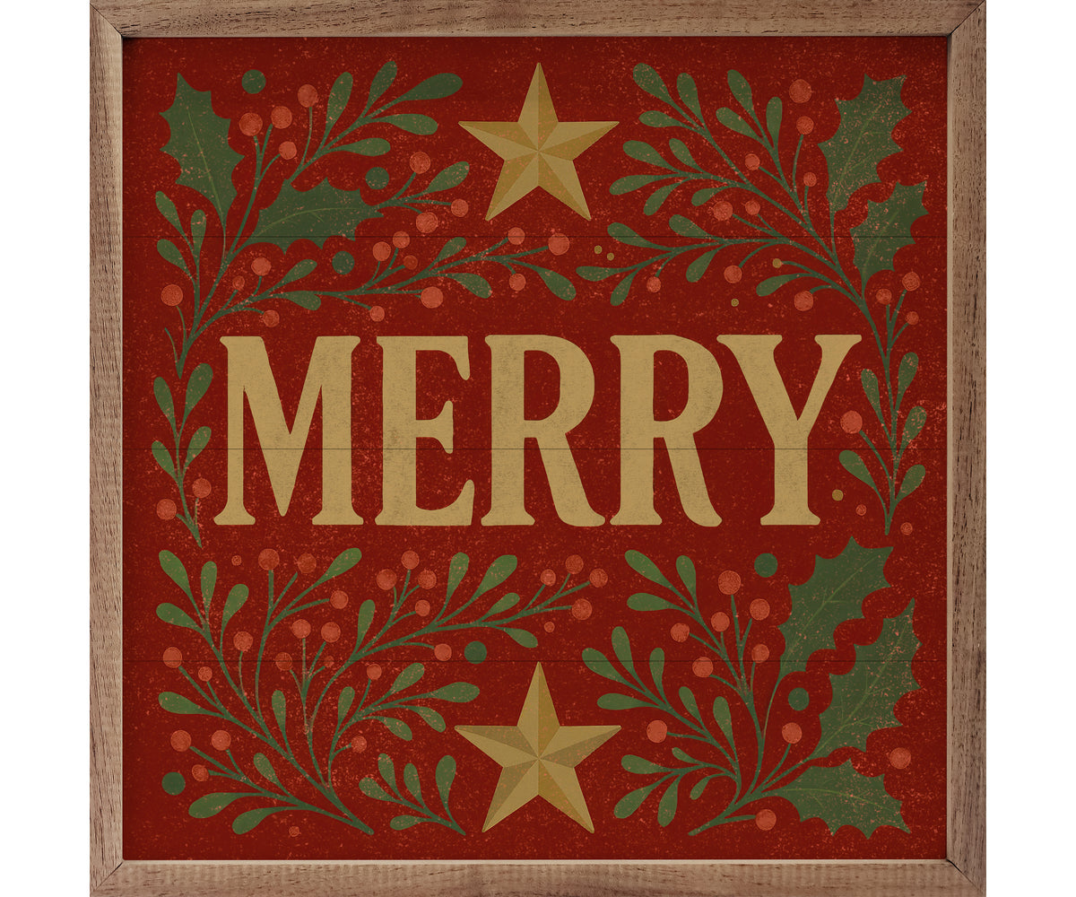 Kendrick Home Decorative Merry