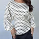 White Polka Dots