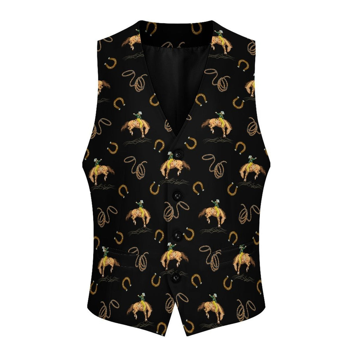Baha Ranch Rodeo Cowboy Men's Sleeveless Suit Vest
