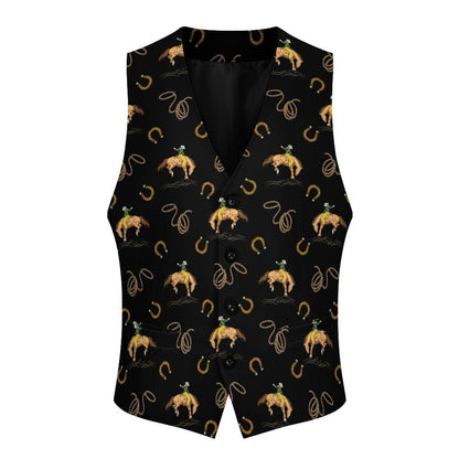 Baha Ranch Rodeo Cowboy Men's Sleeveless Suit Vest
