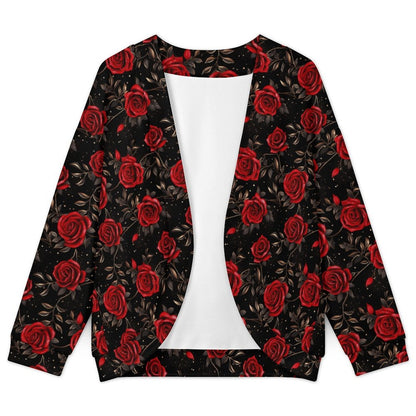 Colores de Mexico Romantic Roses Drop Shoulder Cardigan
