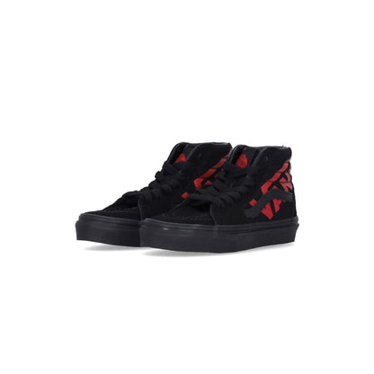 Vans SK8 Hi Kids' Sneakers — Black/Red High-Top