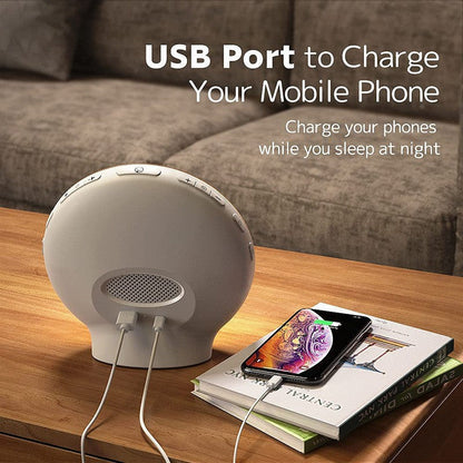 Sound machine sunrise alarm clock