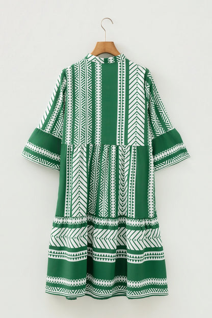 Threaded Pear Mikaela 4 Sleeve Casual Dress