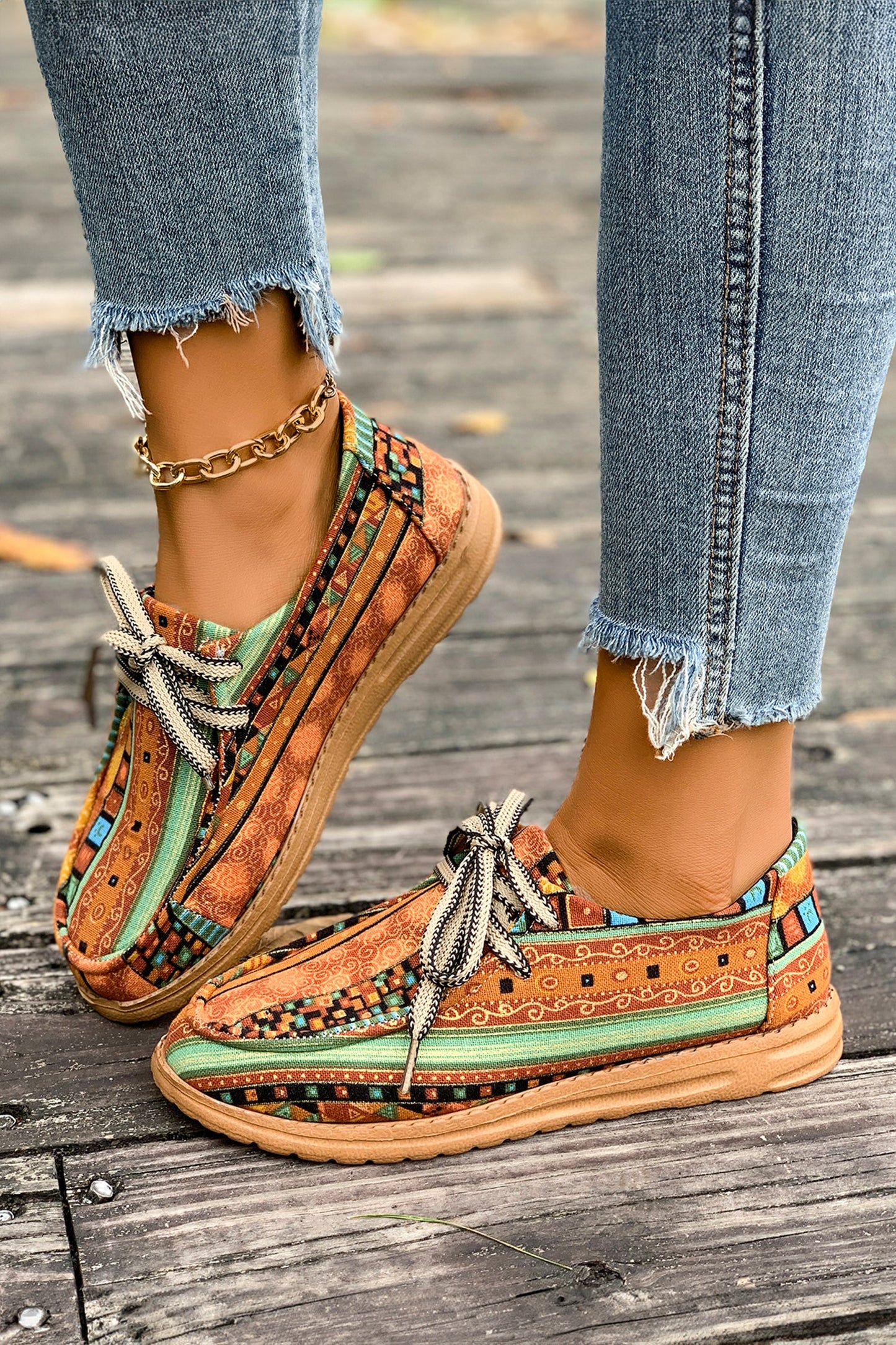 Threaded Pear Frankie Detail Comfort Loafer Shoes