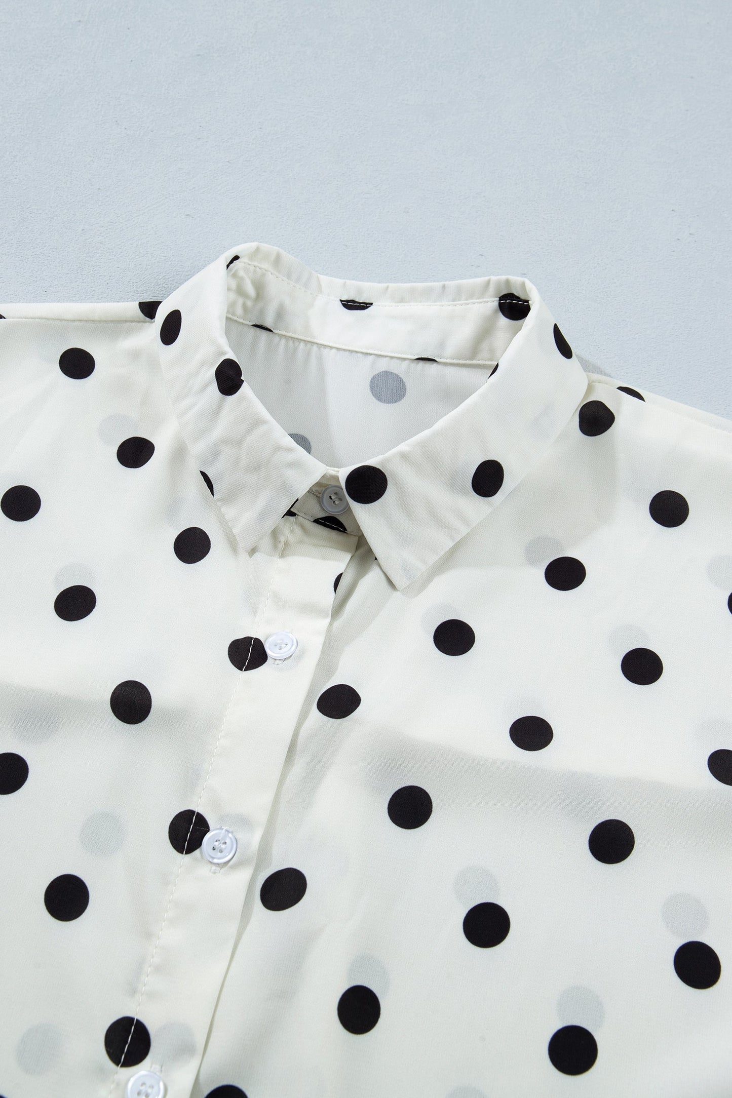Threaded Pear Taylor Print Loose Dolman Shirt