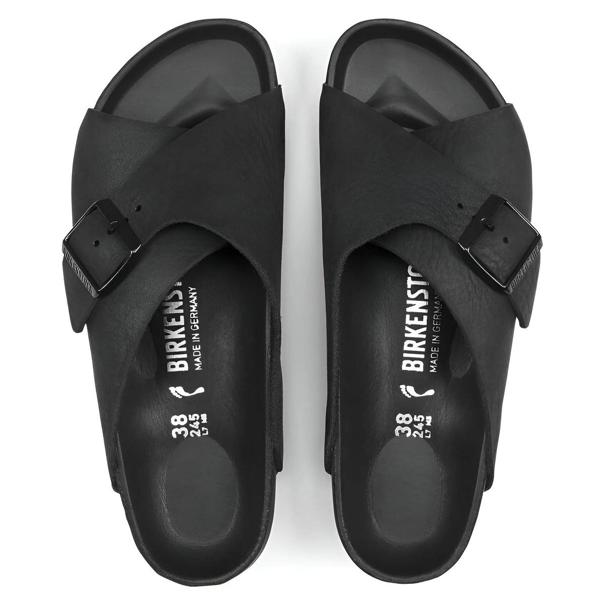 靴 BIRKENSTOCK for B&Y AROSA Birkenstock Unisex Arosa Natural Leather Exquisite Black – Zulily