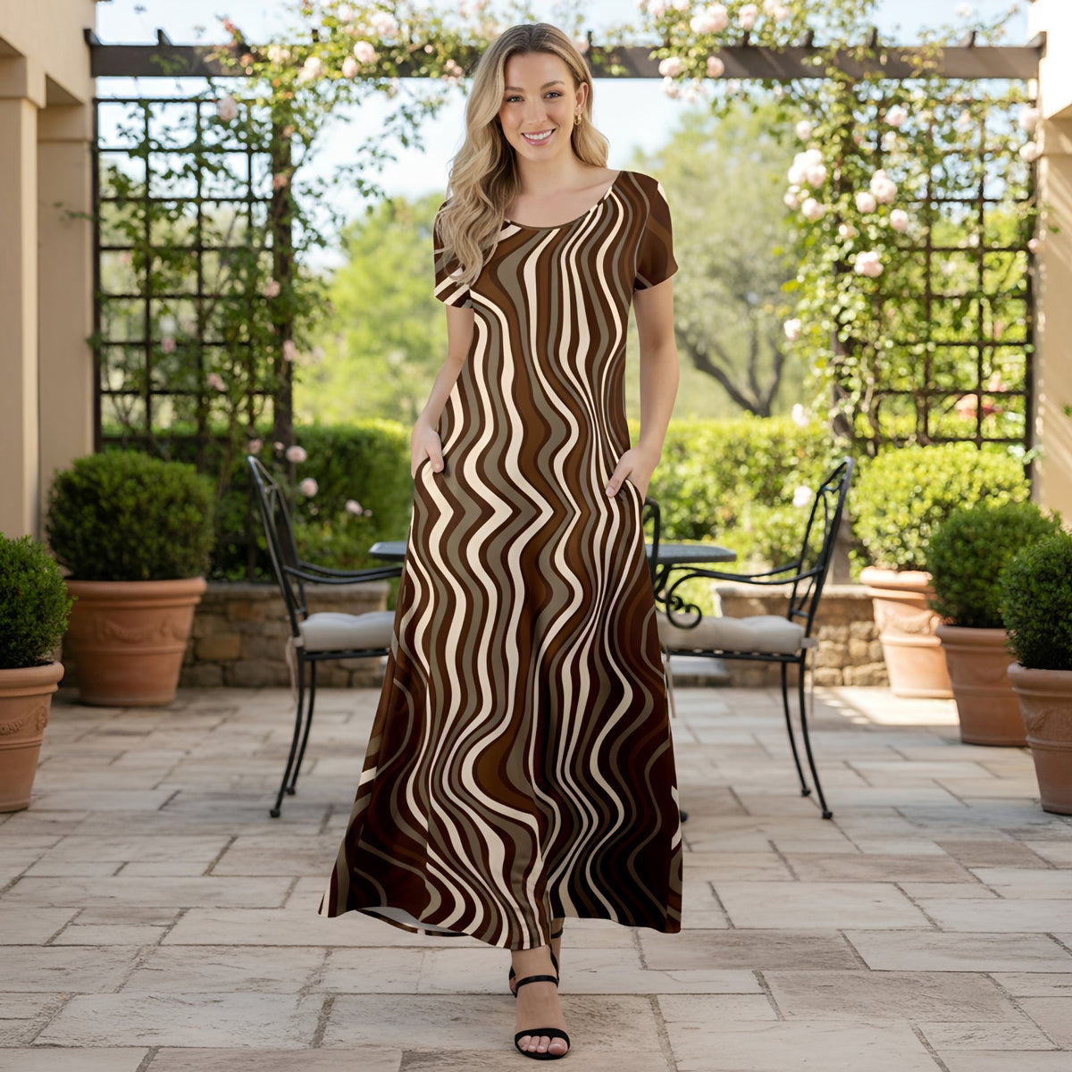 Brown and Black-