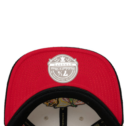 Mitchell & Ness Men's NHL 2 Tone Team Cord Fitted Blackhawks Fitted Caps