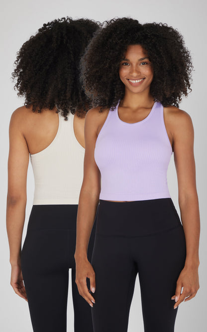 2 PK Racerback Tank with Built in Bra - Our Stone Story