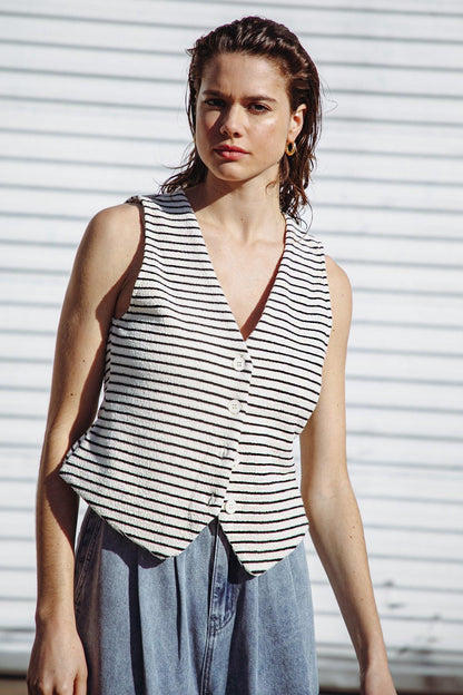 Pretty on Point Knit Vest
