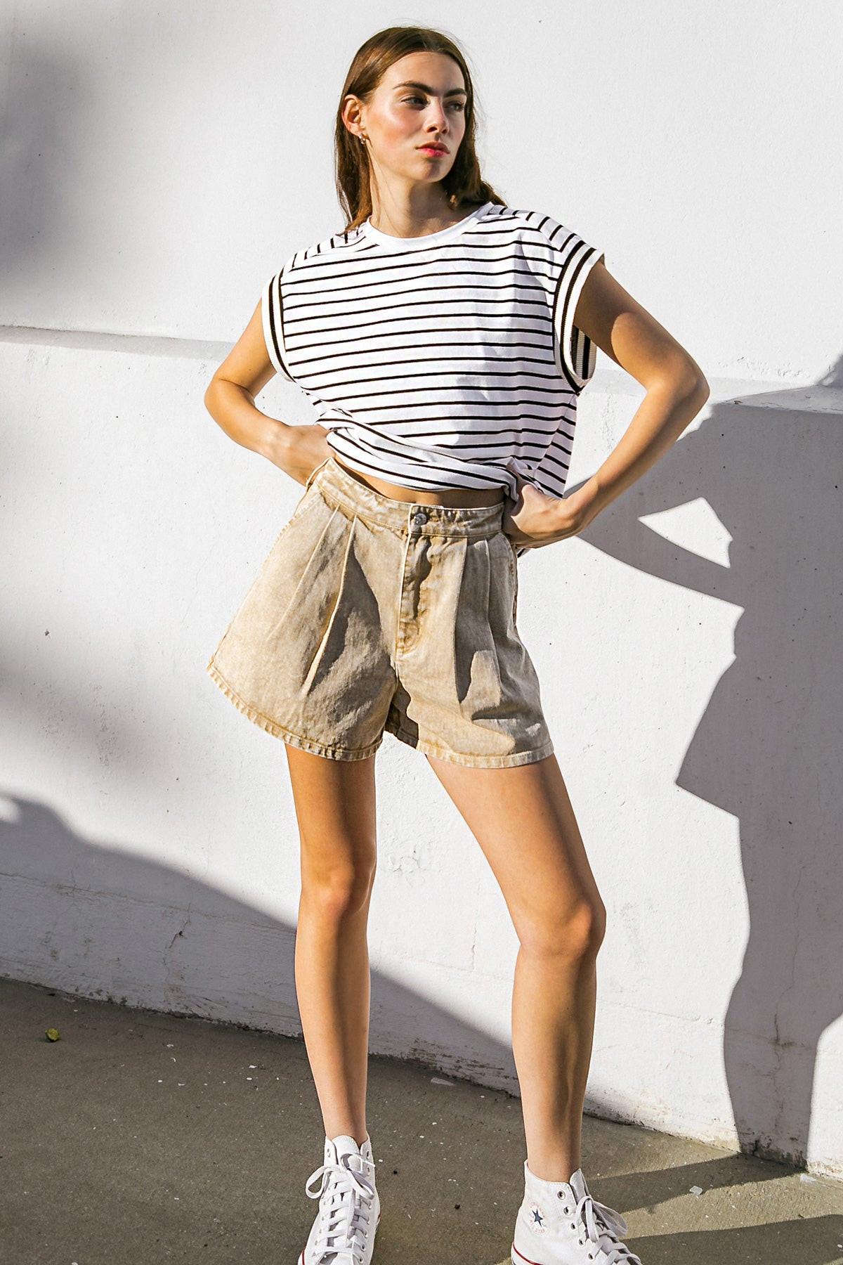Better Days Ahead Twill Shorts