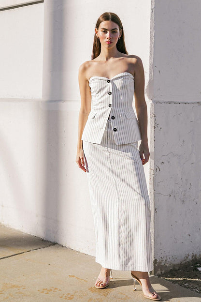 Get to the Point Woven Top