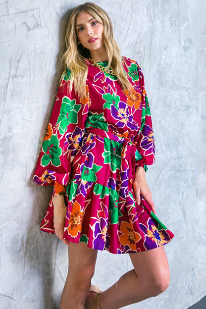 Elevated Attitude Woven Mini Dress