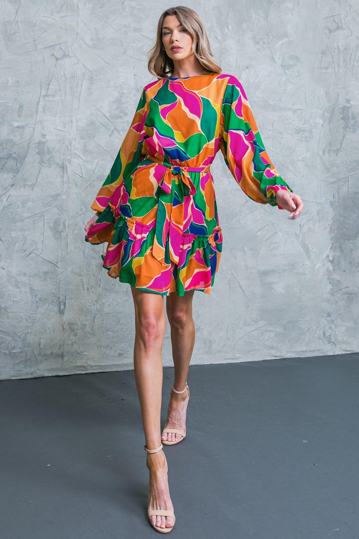 Thank Me Later Woven Mini Dress
