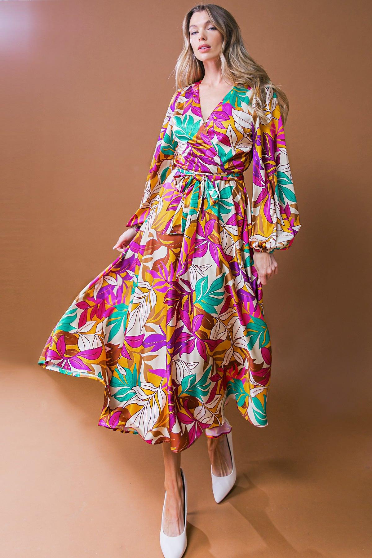 Carefree Confidence Woven Midi Dress