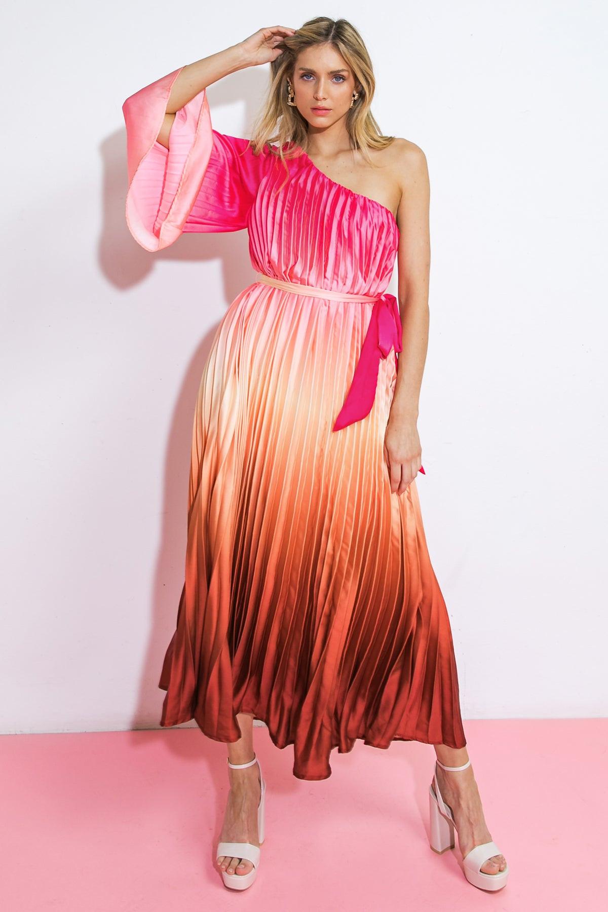 You're My Lover Woven Midi Dress