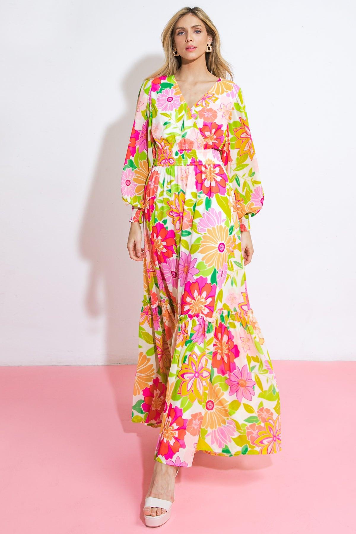 Heading Uptown Woven Maxi Dress