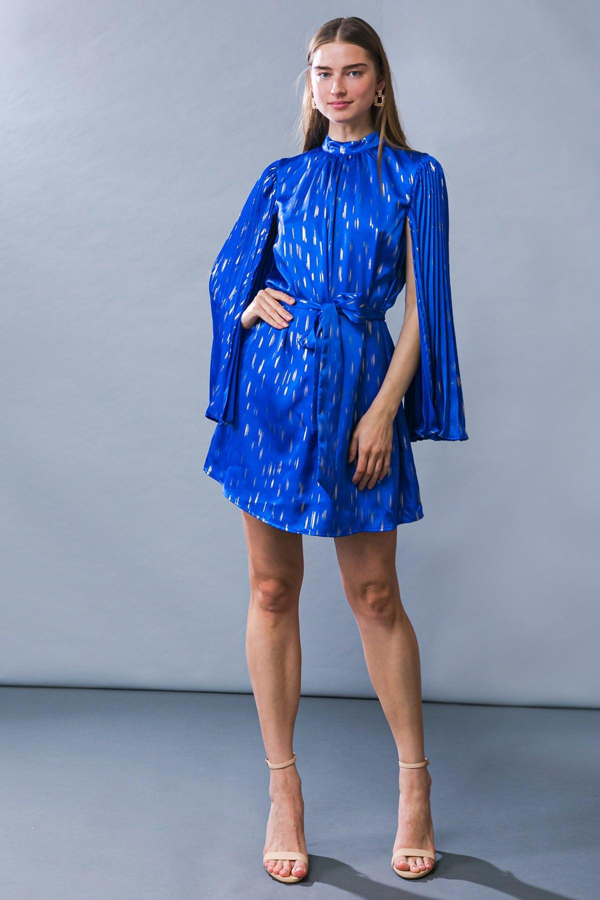 Mesmerizing Elegance Woven Mini Dress