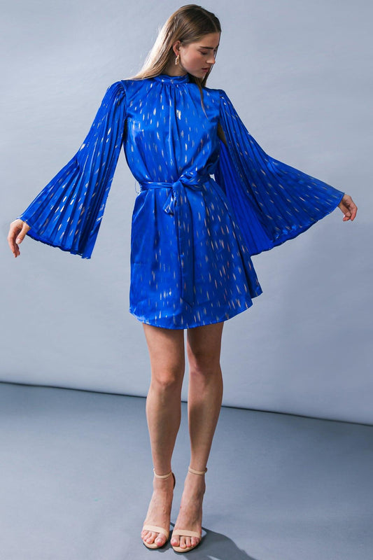 Mesmerizing Elegance Woven Mini Dress