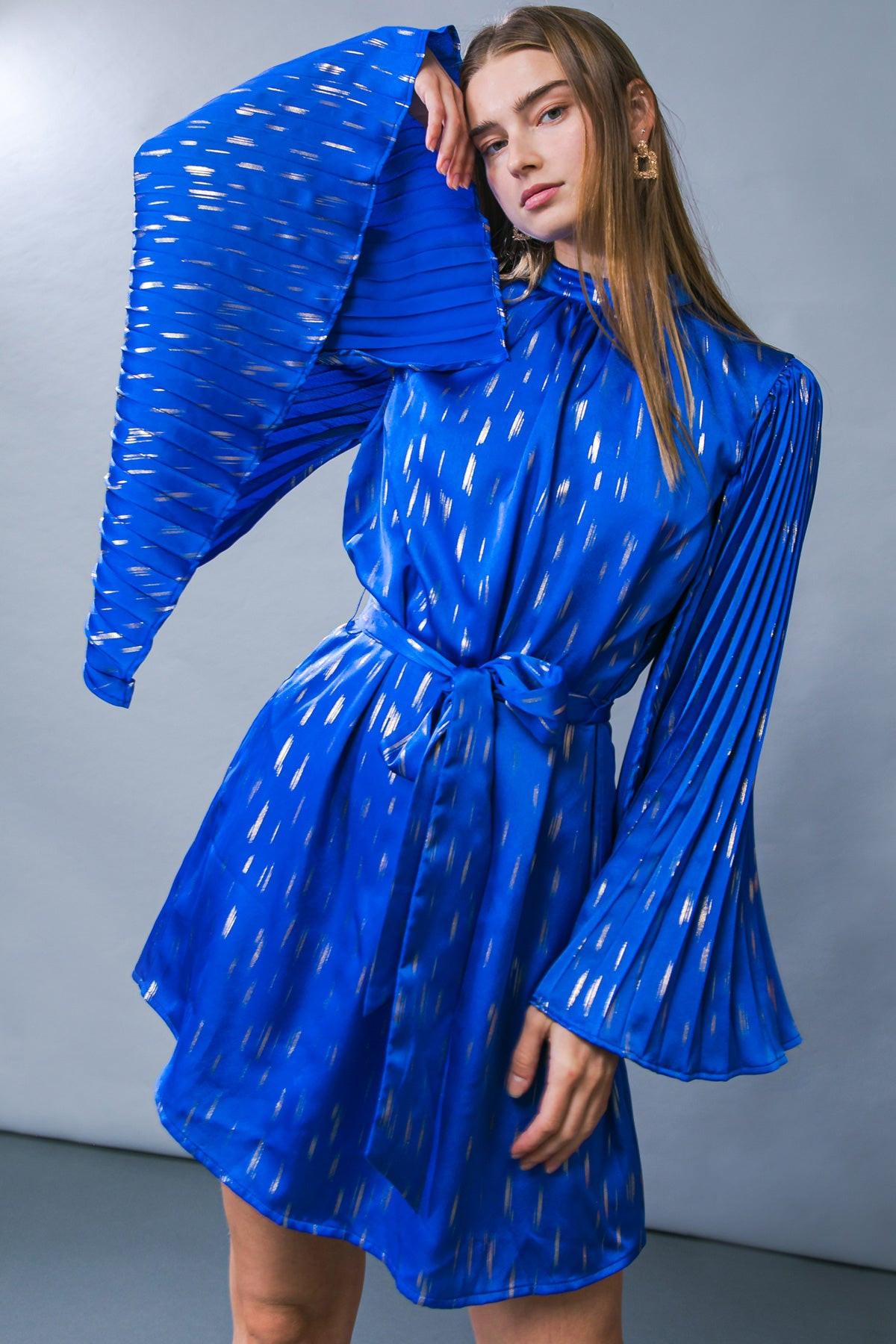 Mesmerizing Elegance Woven Mini Dress