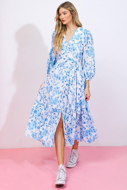 Spectacular Magic Woven Eyelet Midi Dress