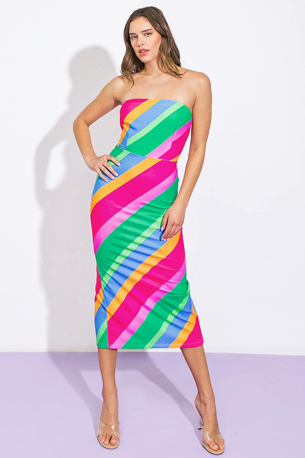 All or Nothing Ponti Midi Dress