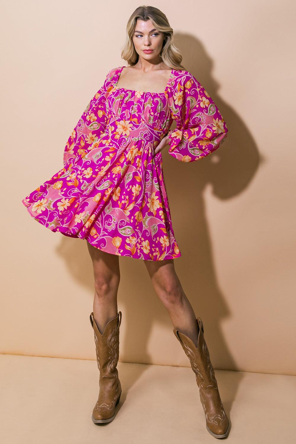 Thriving All Night Woven Mini Dress