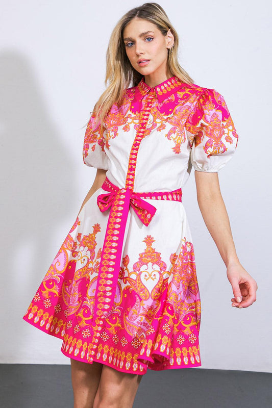Attention Seeker Woven Mini Dress