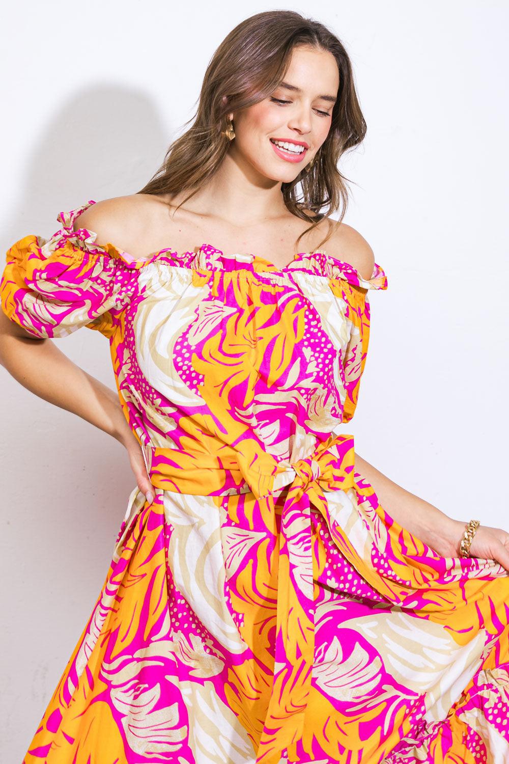 Scenic Outings Woven Mini Dress