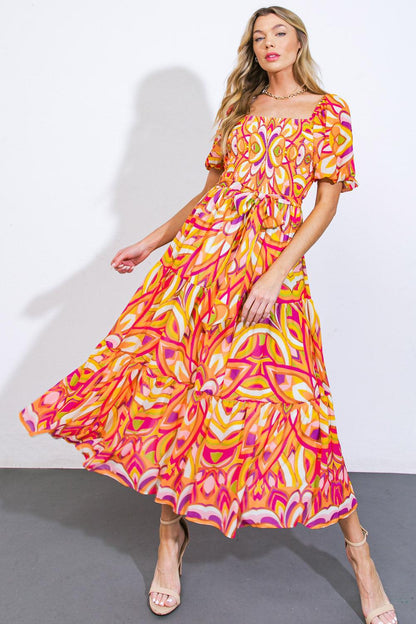 It's Your Place Woven Midi Dress