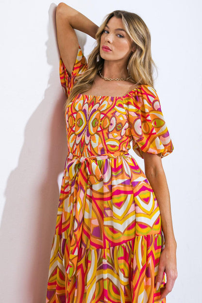 It's Your Place Woven Midi Dress