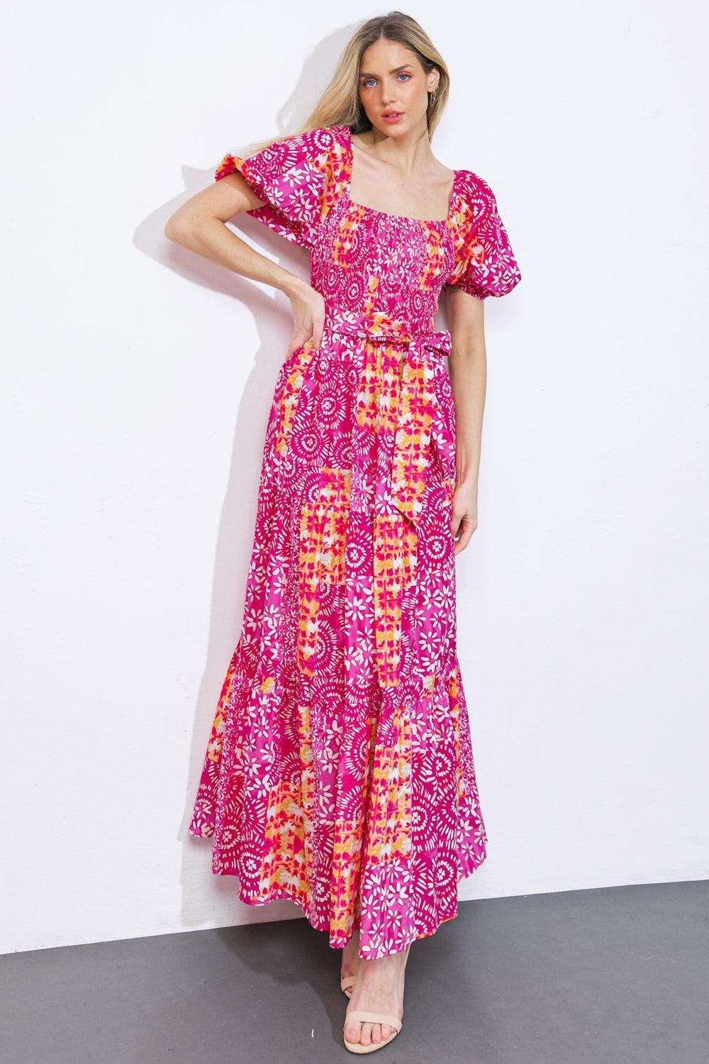 A Leap of Faith Woven Maxi Dress