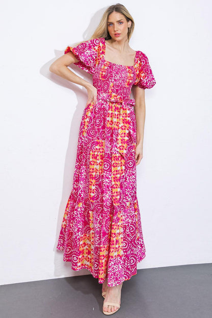 A Leap of Faith Woven Maxi Dress