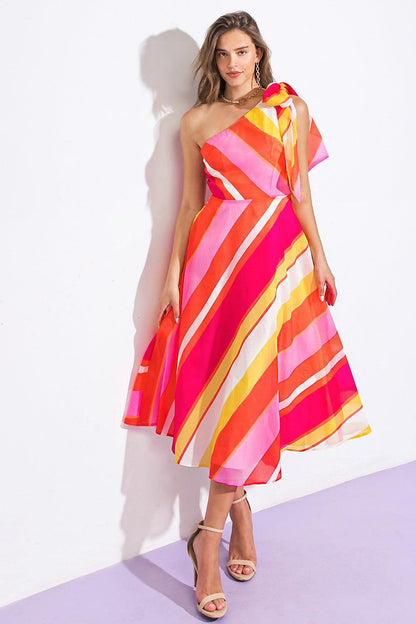 Sweeten the Day Woven Midi Dress
