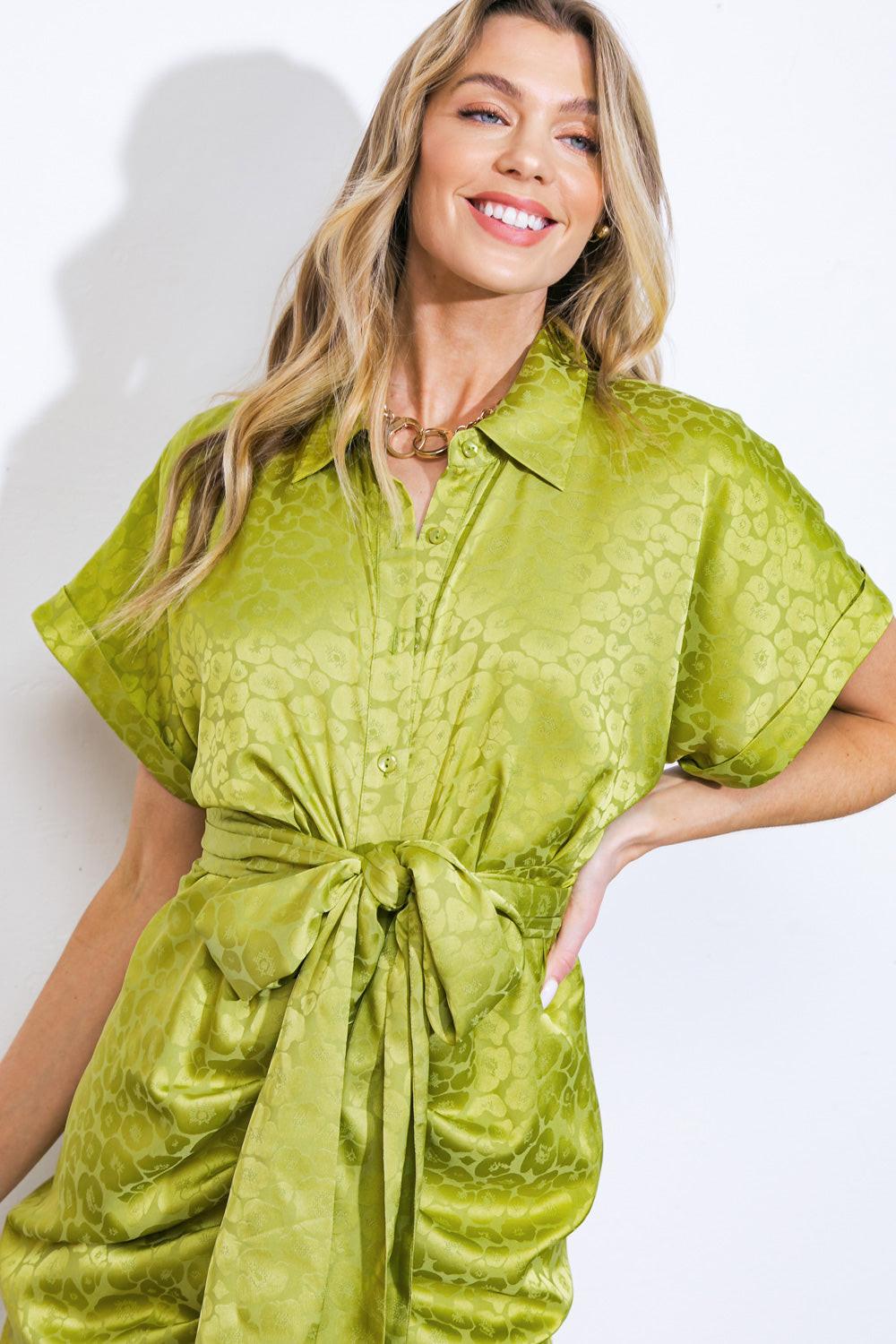 Coming to My Senses Woven Satin Midi Dress