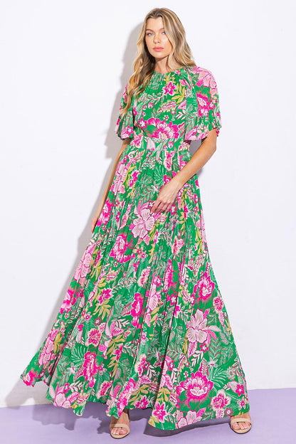 All Night Revival Woven Maxi Dress