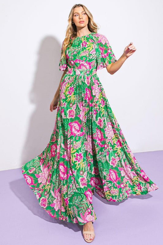 All Night Revival Woven Maxi Dress