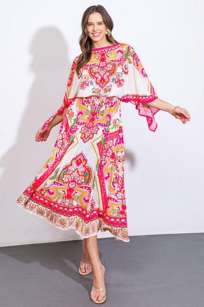Stuck on You Woven Midi Dress