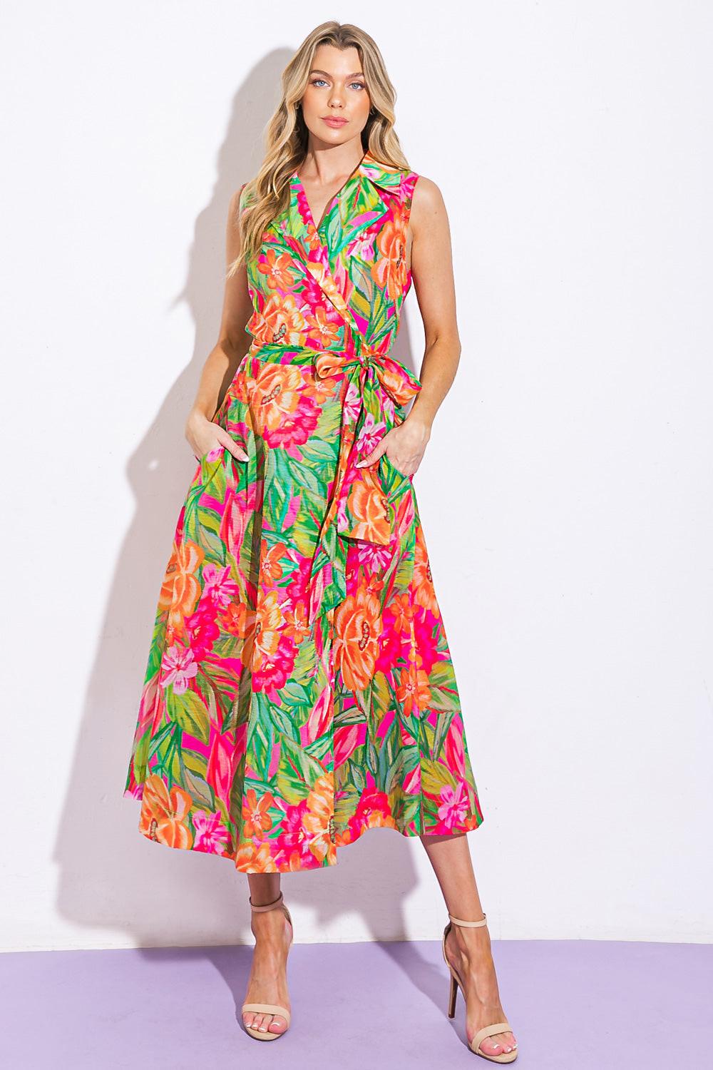 Everyday Dreams Woven Midi Dress