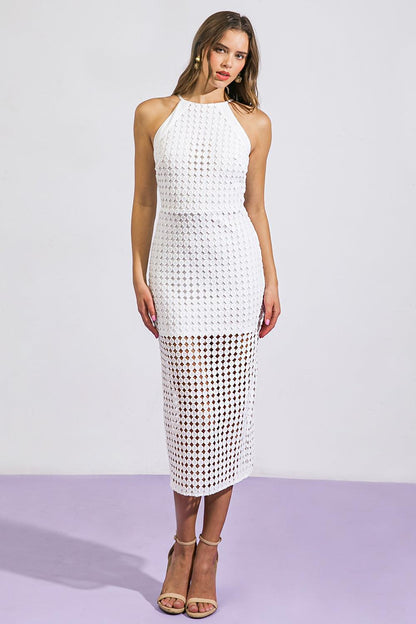 Thankful Soul Woven Midi Dress