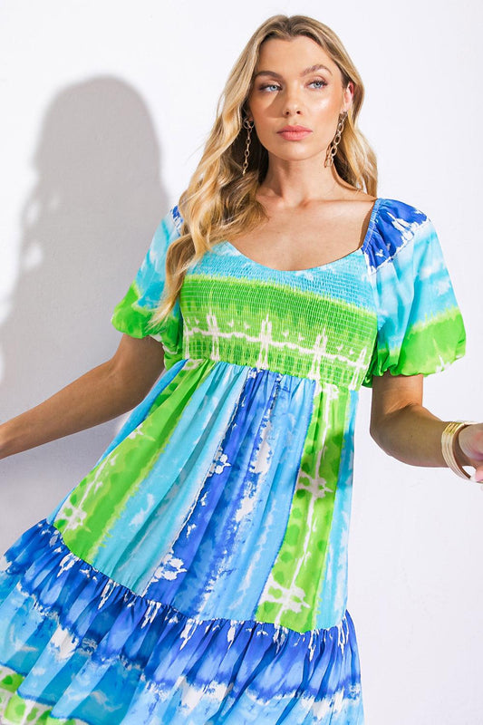 Essence of Summer Woven Mini Dress
