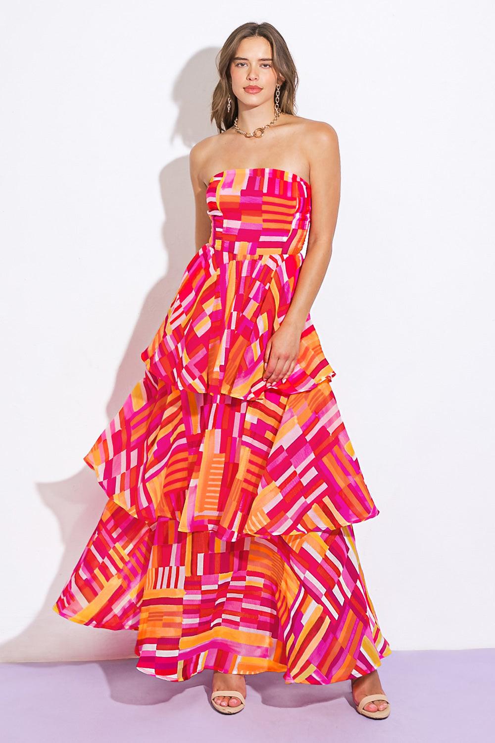 Evening Breeze Woven Maxi Dress